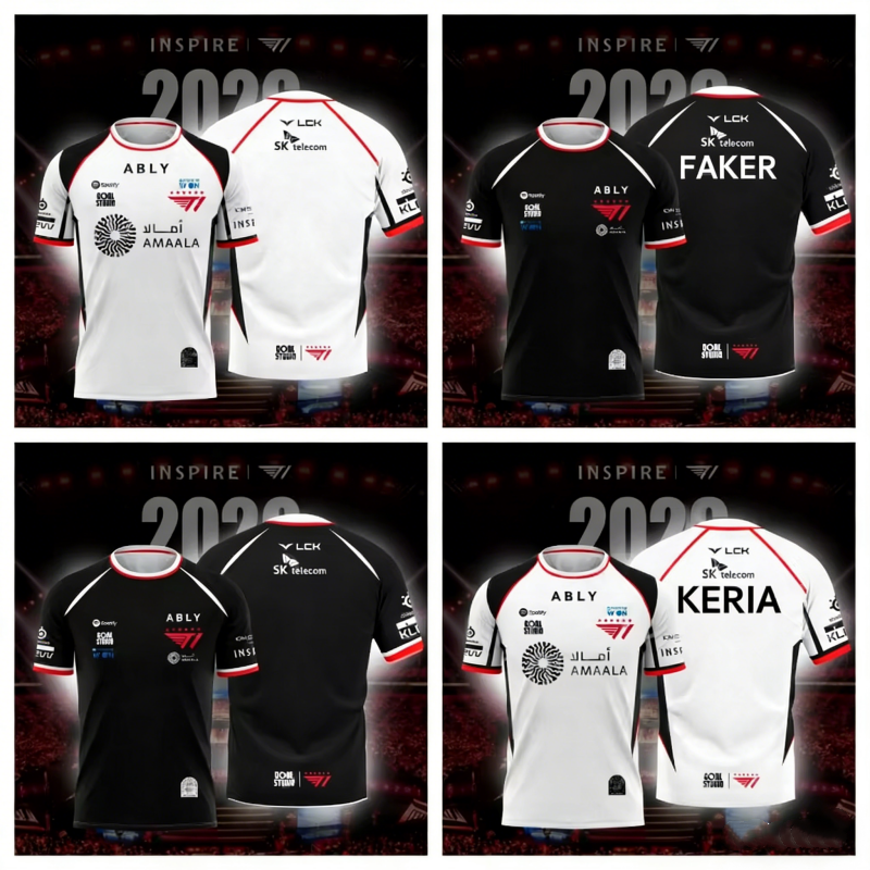 Esports Gaming Teams - 2026 NEW T1 ESPORTS TEAM JERSEY