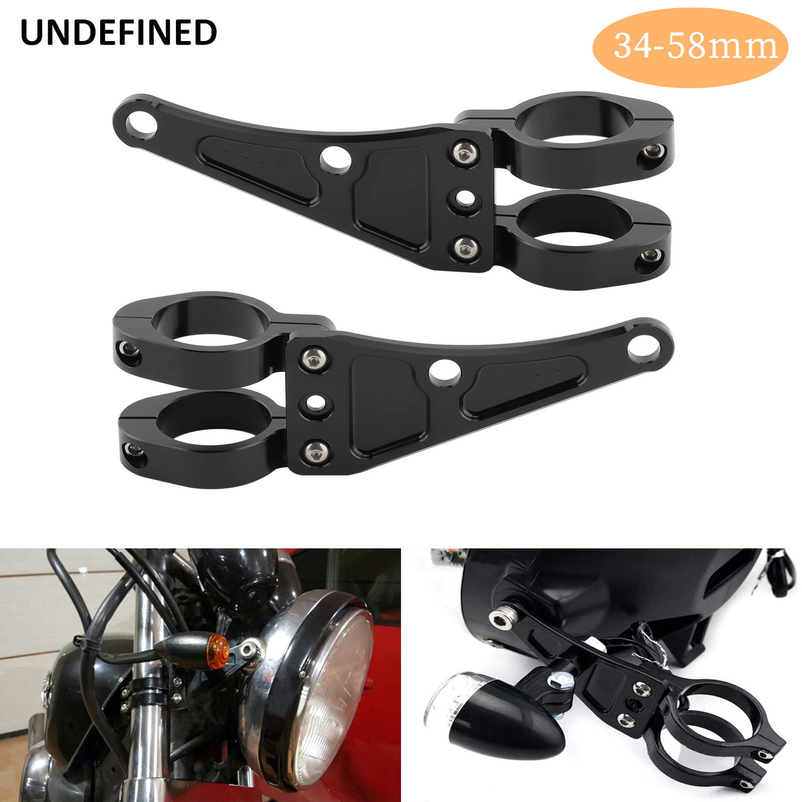 Rebell Esports & Gaming Forum Wordpress Theme - 33mm-58mm Headlight Bracket Mount Clamps Fork