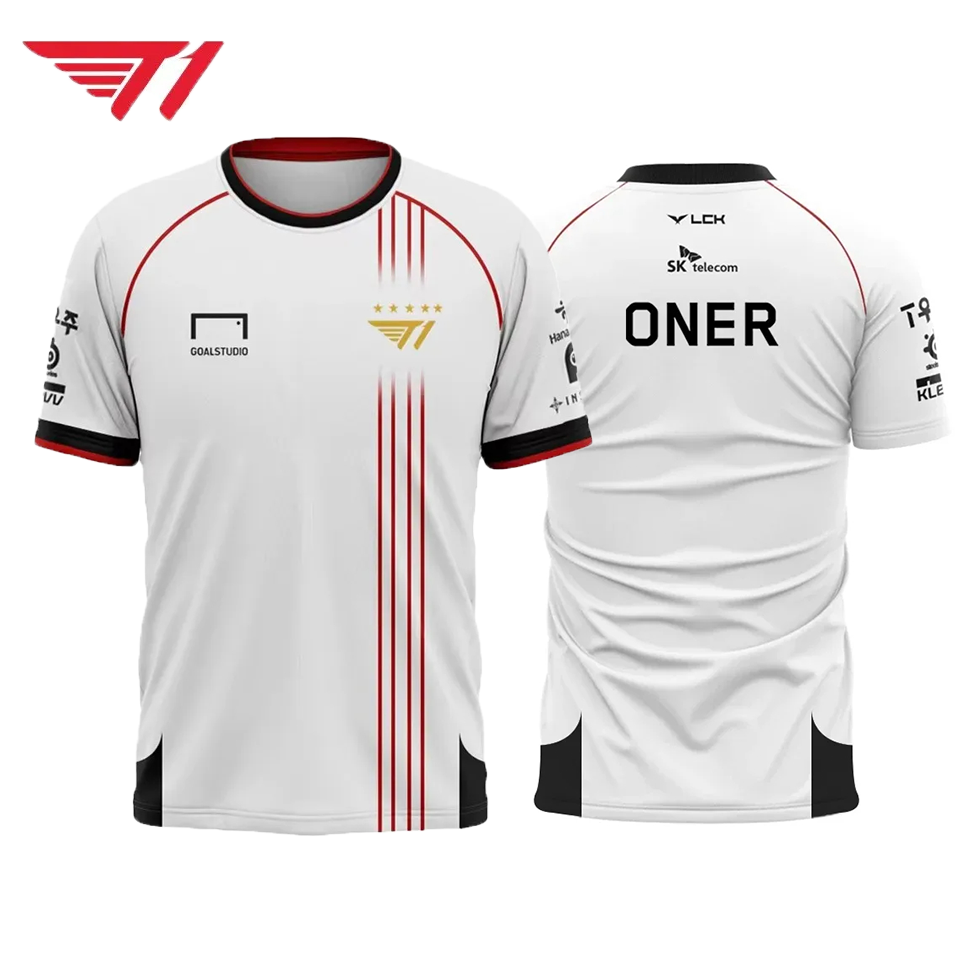 Faker Jersey T1 Team Champion  - Esports Gaming T Shirt ulasan dan harga