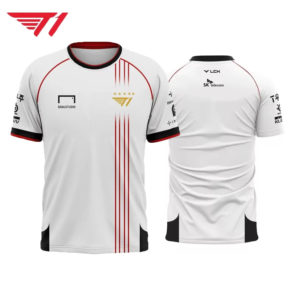 Faker Jersey T1 Team Champion  - Esports Gaming T Shirt ulasan dan harga