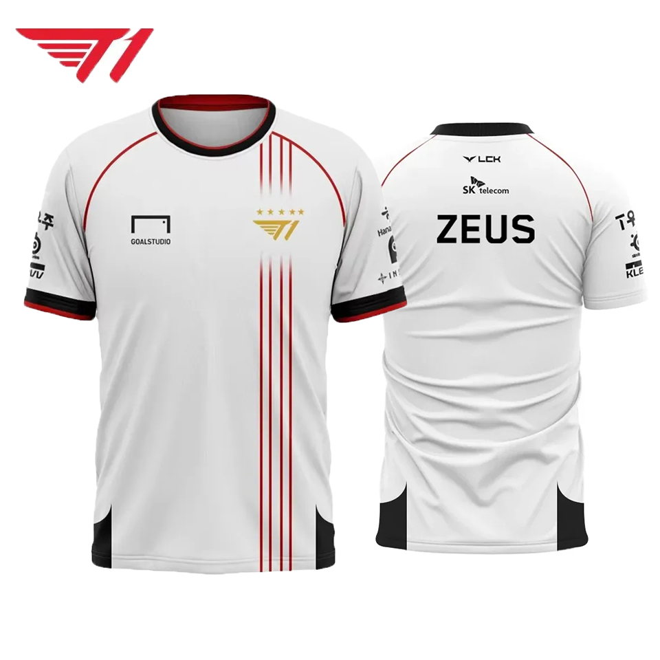 Faker Jersey T1 Team Champion  - Esports Gaming T Shirt ulasan dan harga