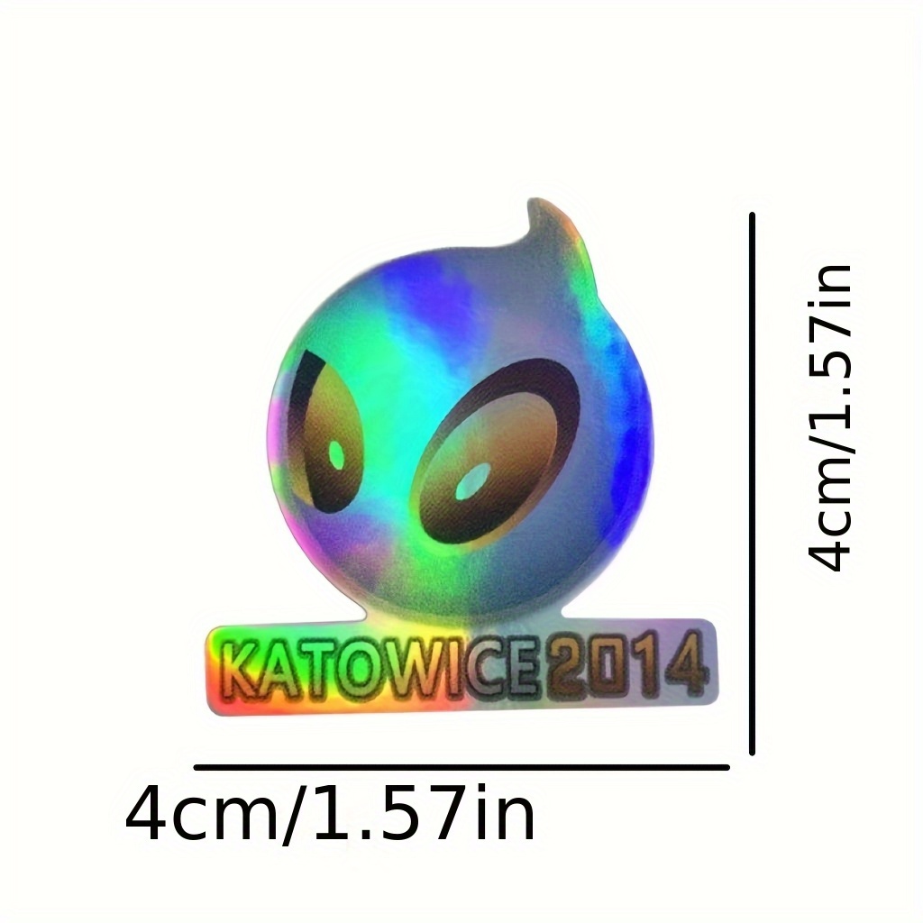 Holographic Gaming Sticker Set - Esports Gaming Logo ulasan dan harga