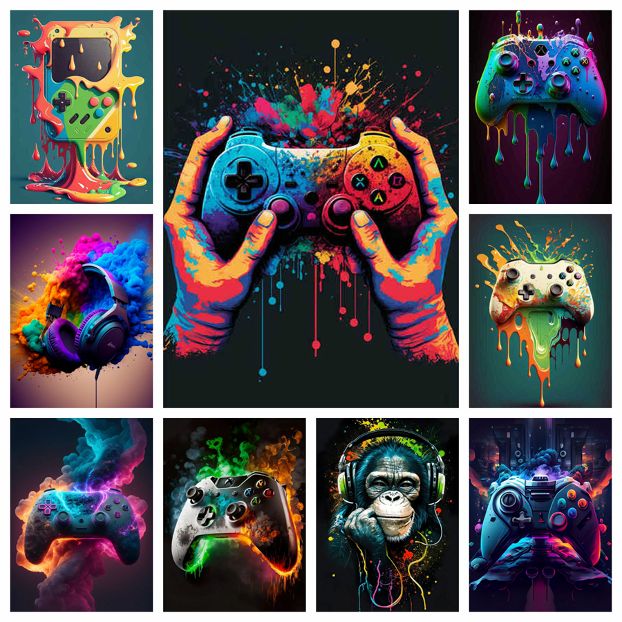 Diamond Painting Cool Gaming C - Esports Gaming Photo ulasan dan harga