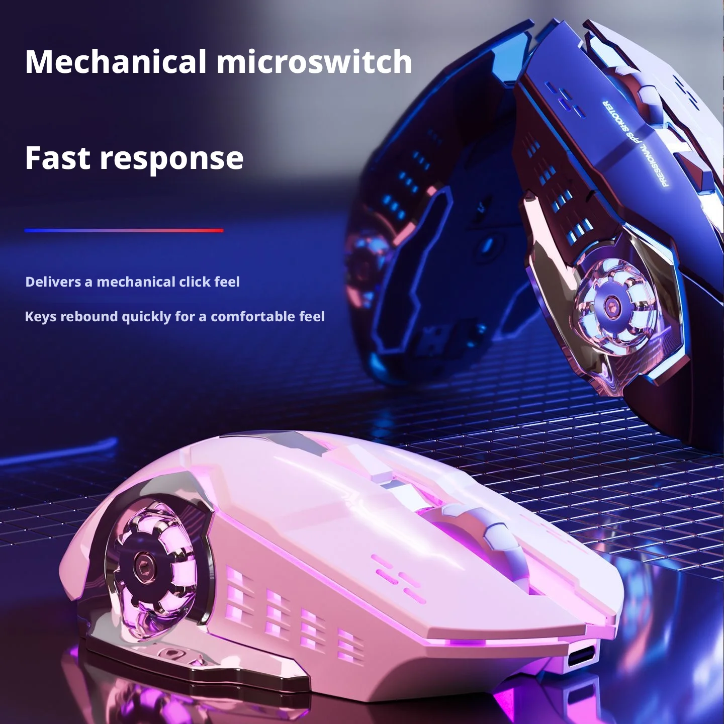 RGB Light Wireless Gaming Mous - Esports Gaming Laptop ulasan dan harga