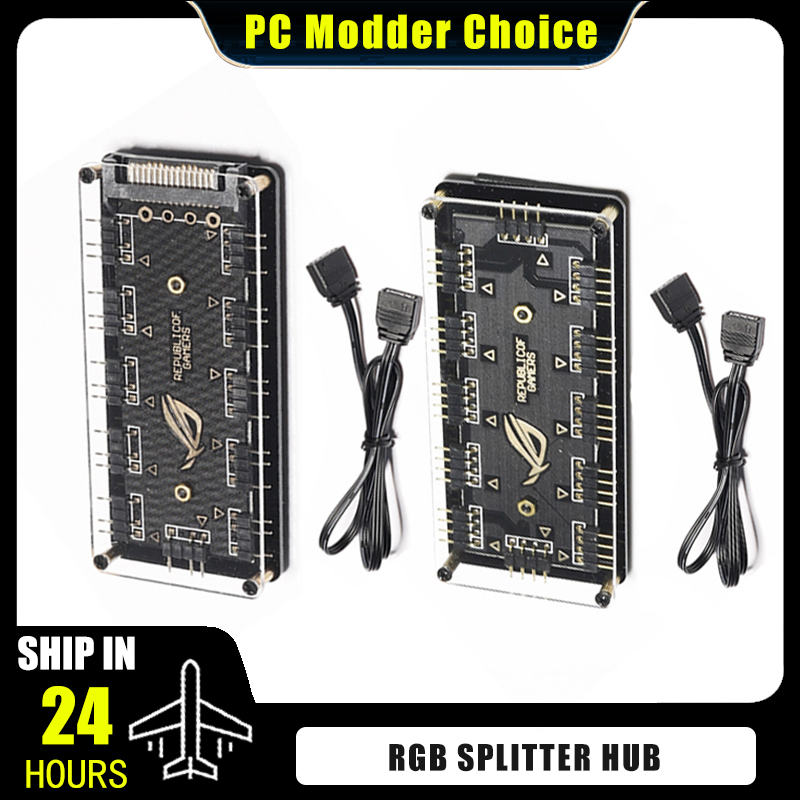 Computer RGB HUB Splitter 5V 3 - Esports Gaming Hub ulasan dan harga