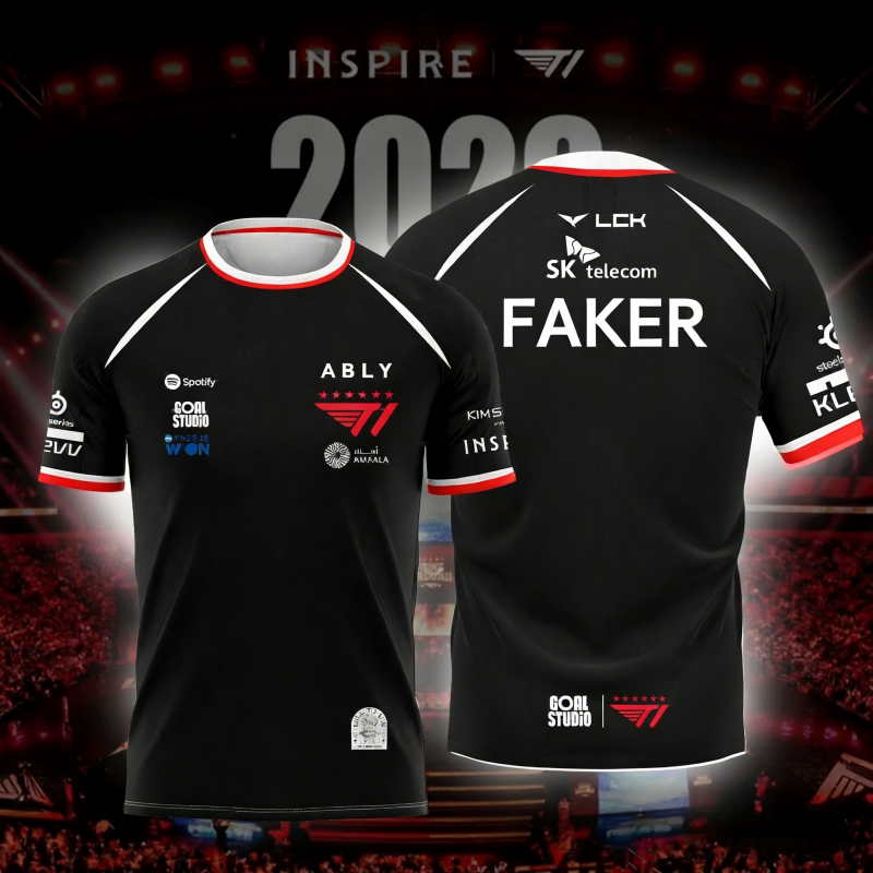 2026 NEW T1 ESPORTS TEAM JERSE - Esports Gaming Teams ulasan dan harga