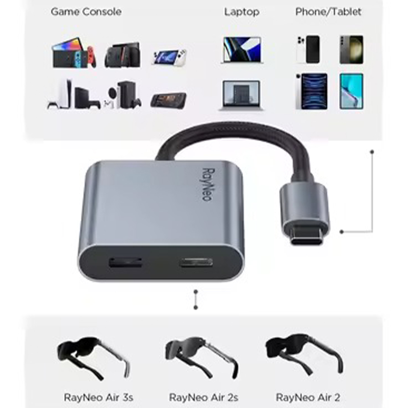 RayNeo Hub USB-C to Glasses Ch - Esports Gaming Hub ulasan dan harga