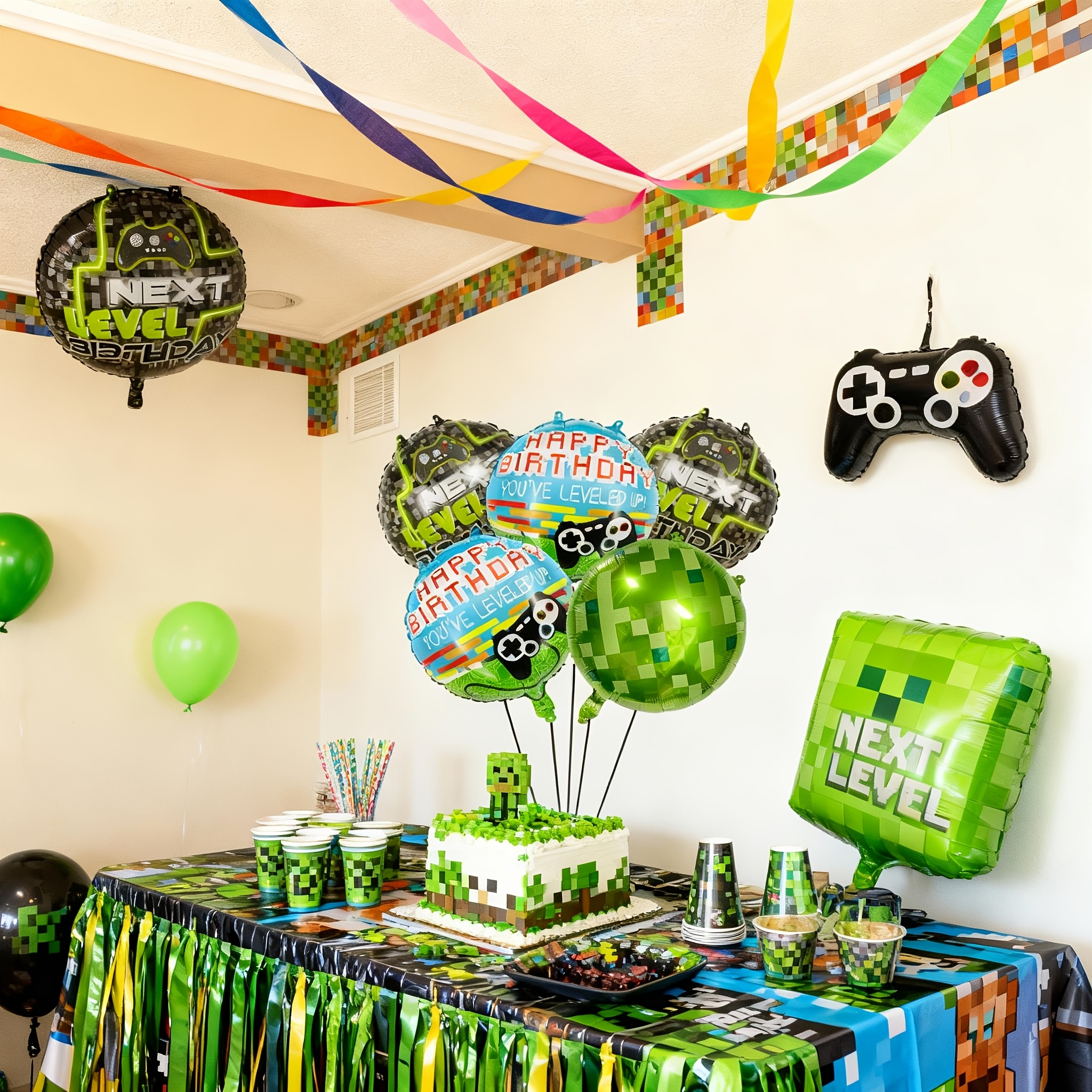 Pixel Green Balloon Set - Game - Esports Gaming Events ulasan dan harga