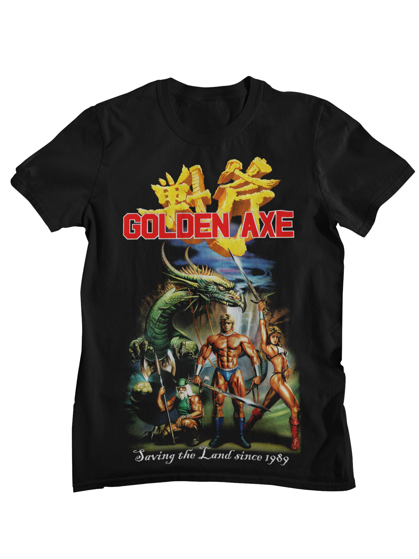 Golden Axe Retro Arcade Graphi - Esports Gaming T Shirt ulasan dan harga