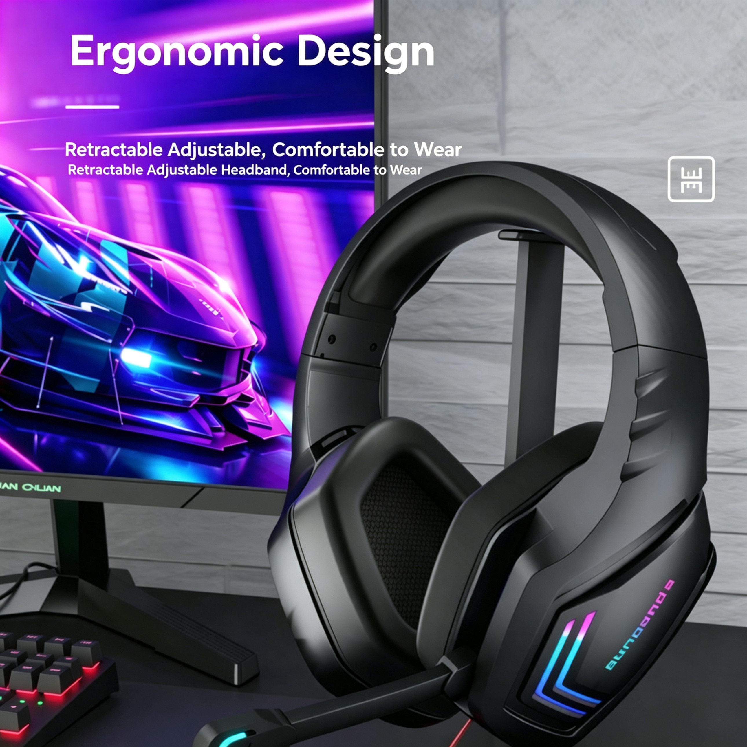 Dual Mode 2.4G Wireless Blueto - Esports Gaming Bar ulasan dan harga