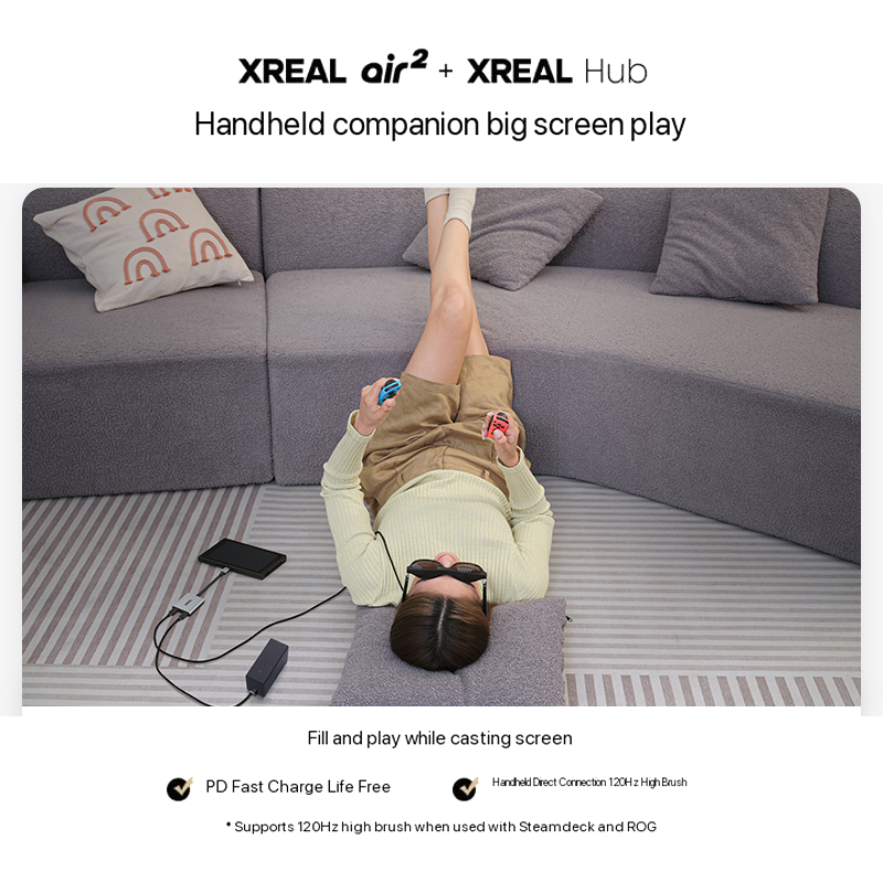 XREAL Hub 120hz USB-C PD Fast  - Esports Gaming Hub ulasan dan harga