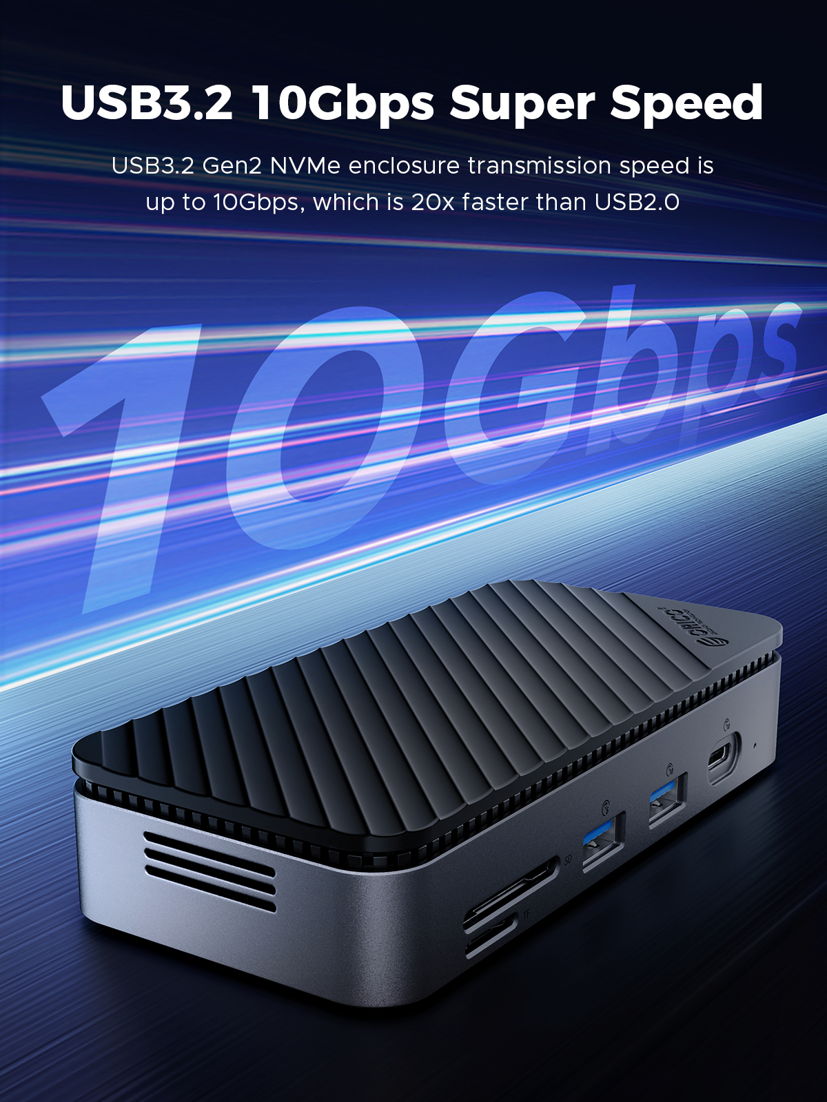 ORICO USB C Display Hub 10Gbps - Esports Gaming Hub ulasan dan harga