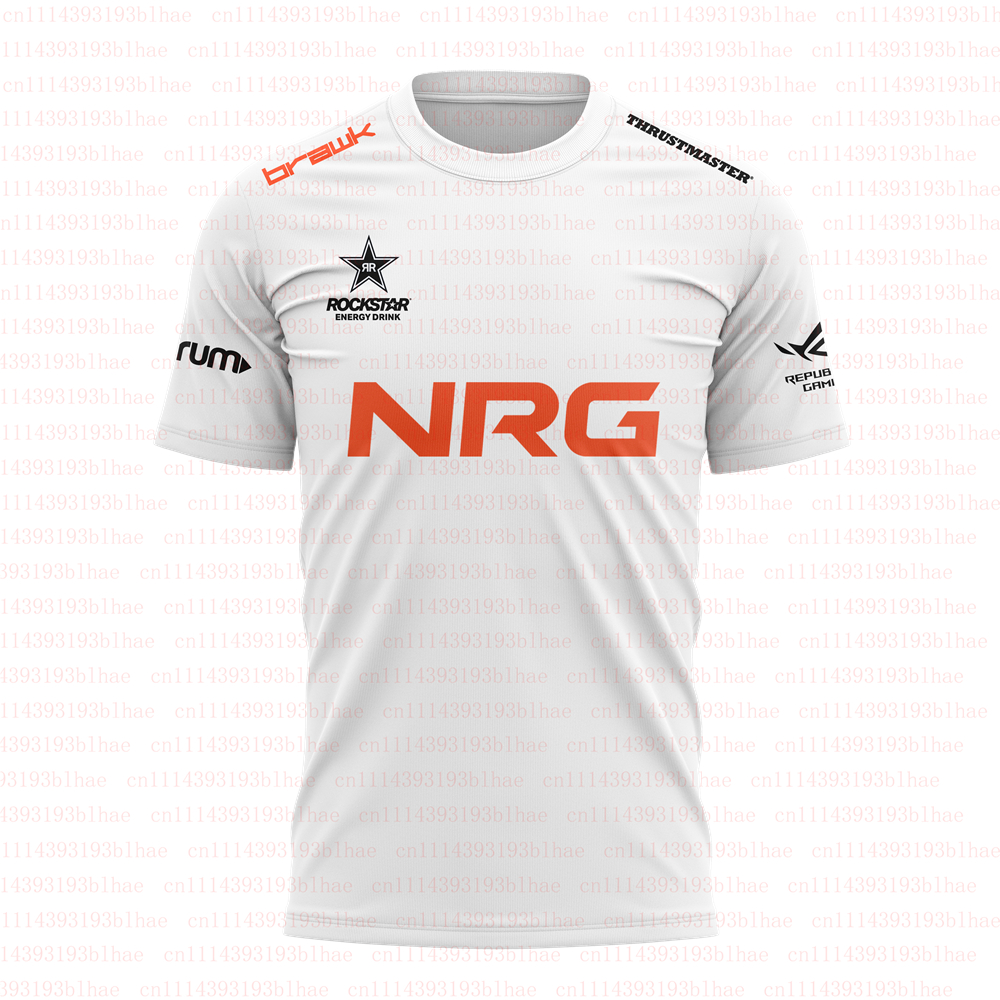 NRG Team 2026 White New Unifor - Esports Gaming T Shirt ulasan dan harga