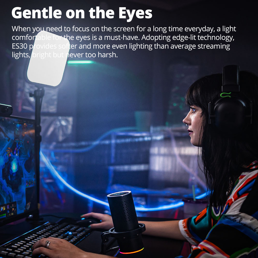Godox ES30 E-sports LED Light  - Esports Gaming Photo ulasan dan harga