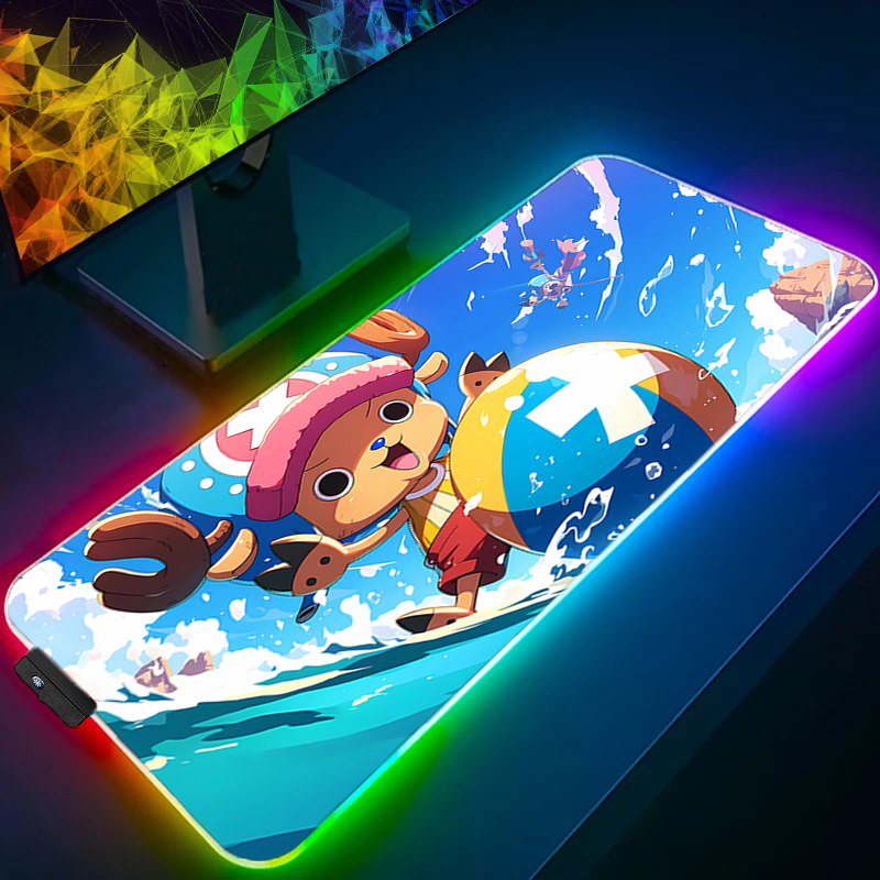 RGB Mouse Pad one piece Tony T - Esports Gaming Laptop ulasan dan harga