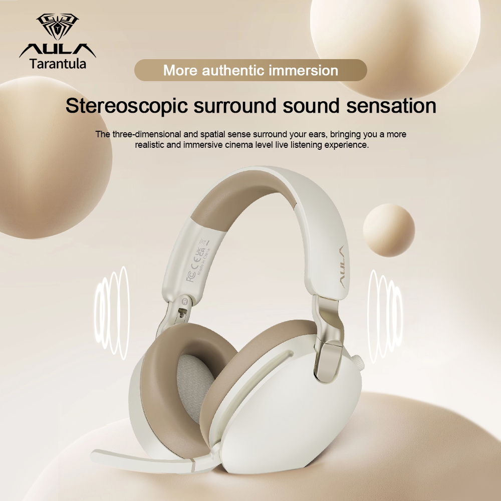 AULA New A500 Wireless Head-mo - Esports Gaming Bar ulasan dan harga