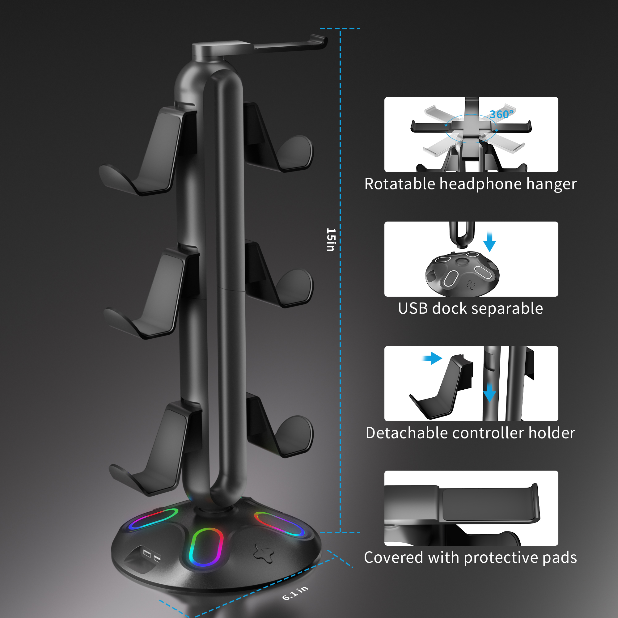 Universal Game Accessories wit - Esports Gaming Hub ulasan dan harga
