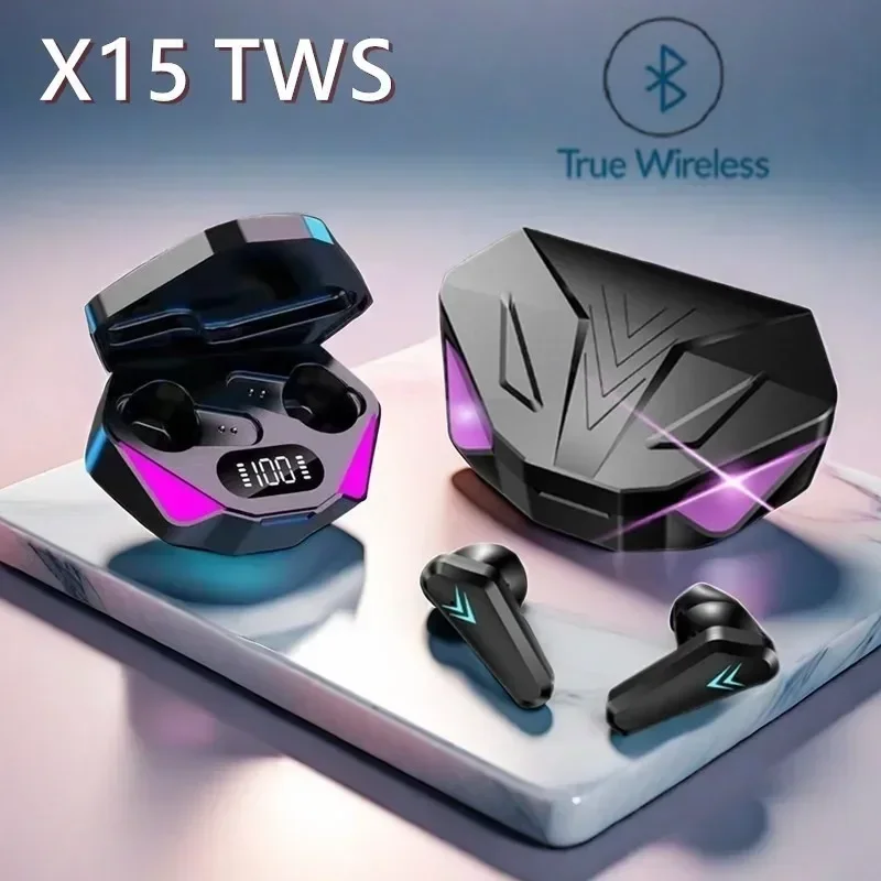 New X15 TWS Earphones Wireless - Esports Gaming Bar ulasan dan harga