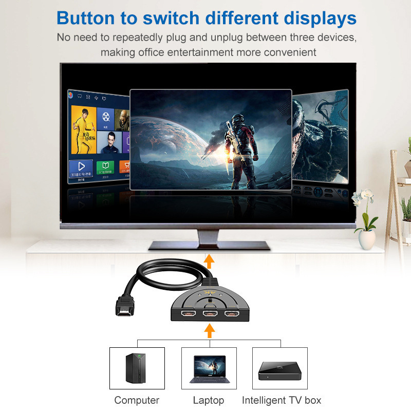 4K HDMI-compatible Switch Cabl - Esports Gaming Hub ulasan dan harga