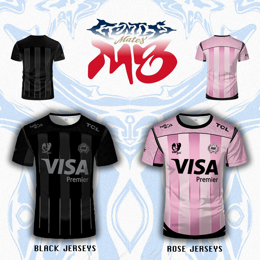 2026 New Gentle Mates Esports  - Esports Gaming T Shirt ulasan dan harga
