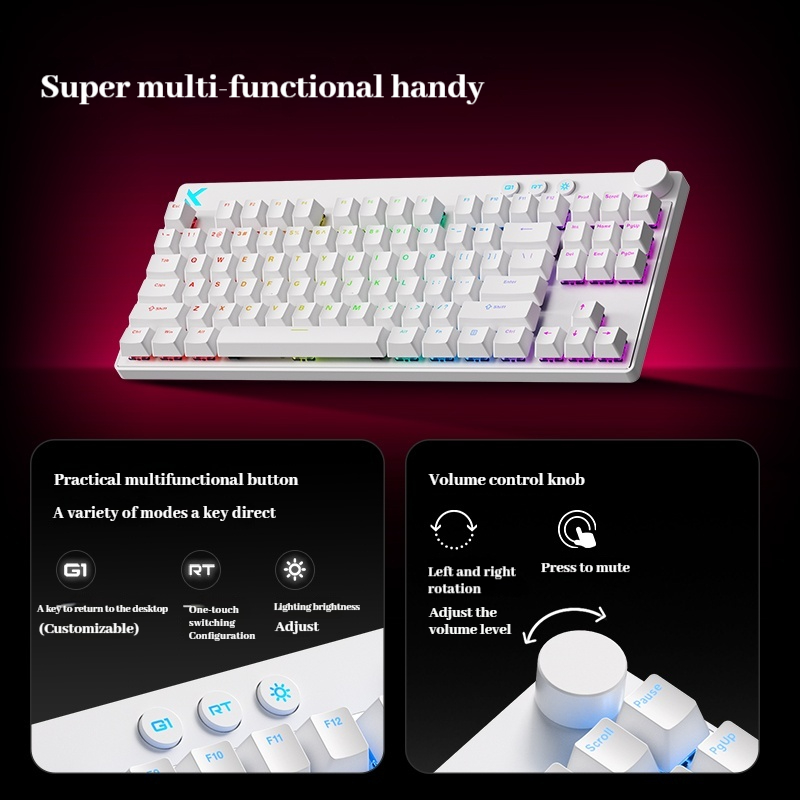 Mchose Mix 87 Magnetic Axis Es - Esports Gaming Events ulasan dan harga